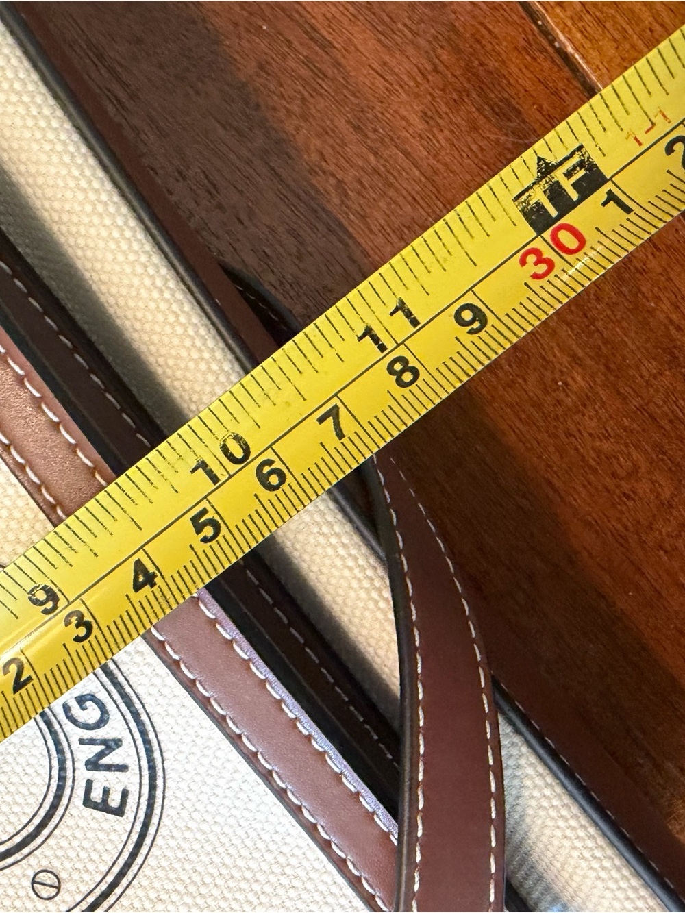 Burberry Beige Canvas with Brown Leather Trim Crossbody Bag - Picture 13 of 14